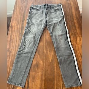 BDG black faded jeans size 33W stretch skinny